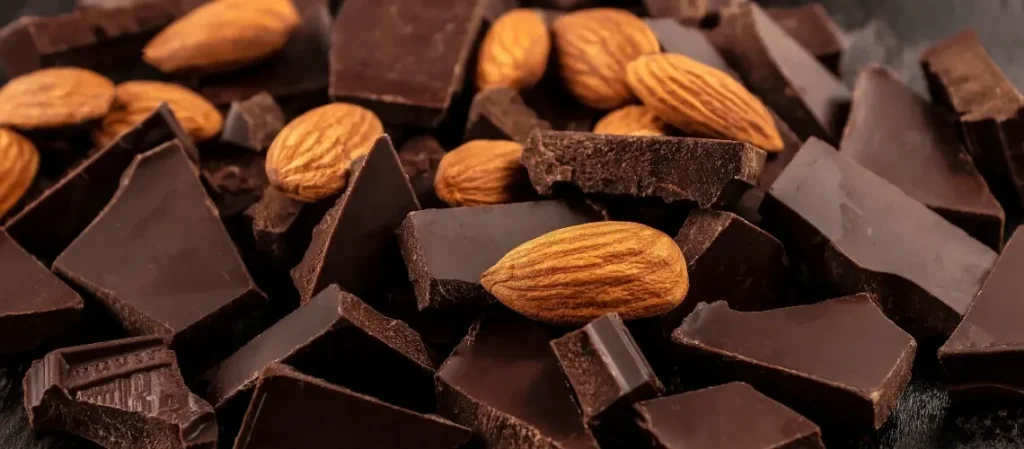 almonds and chocolate header